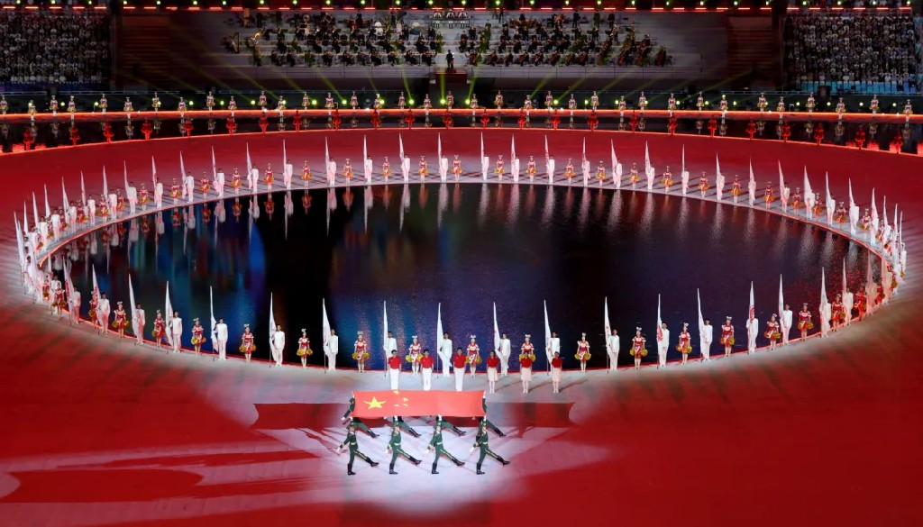 第十五屆全國運動會在廣州開幕 貴州體育代表團奮進粵港澳大灣區_fororder_W020251110345983453851