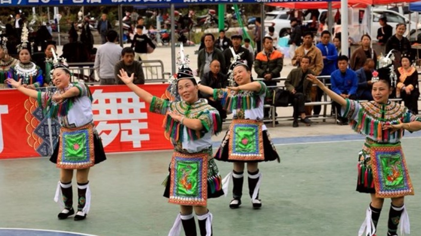 “貴州村舞”大賽在黎平縣蓋寶侗寨隆重開賽