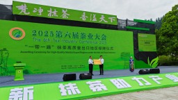 銅仁市被授予“一帶一路”抹茶高品質出口地區