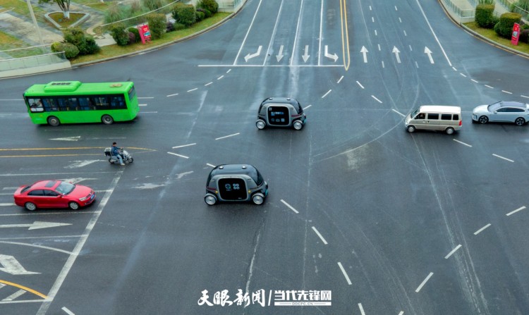 貴安新區：無人駕駛公交車 開啟出行新方式
