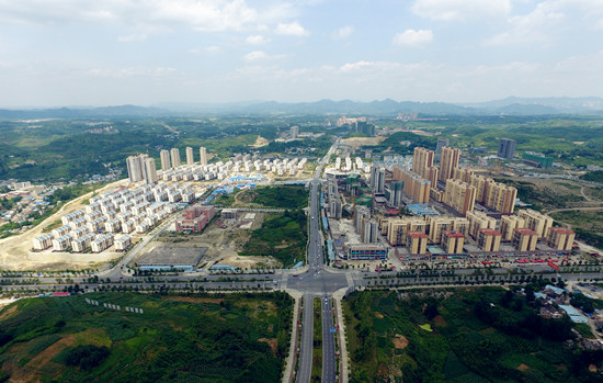 完善城市功能 提升集聚能力——畢節市金海湖新區城市建設日新月異