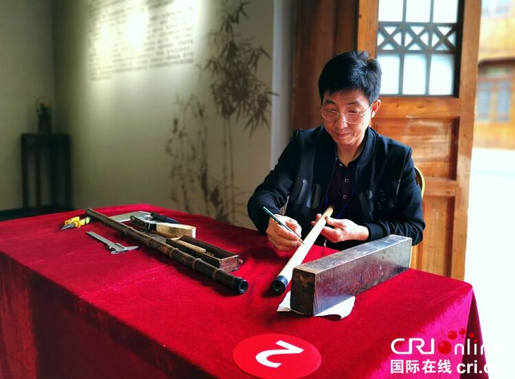 貴州玉屏：蕭笛製作技藝傳承人比拼“工匠精神”（組圖）
