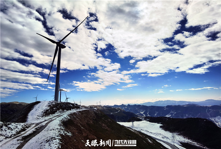（中首）畢節赫章：韭菜坪雪後“霧凇”驚艷美景醉人