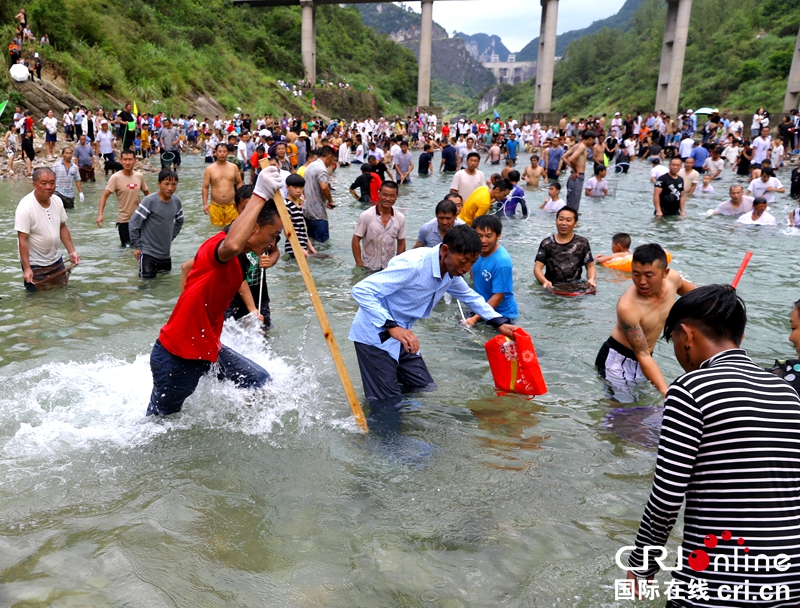 貴州福泉“清水江殺魚節”樂翻天（組圖）