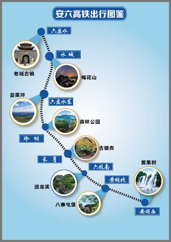 安六高鐵明天開通 貴陽至六盤水最快1小時09分！票價96.5元