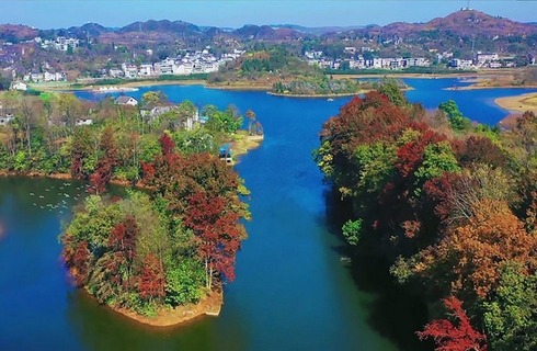 （中首）貴州貞豐：三岔河賞楓正當時