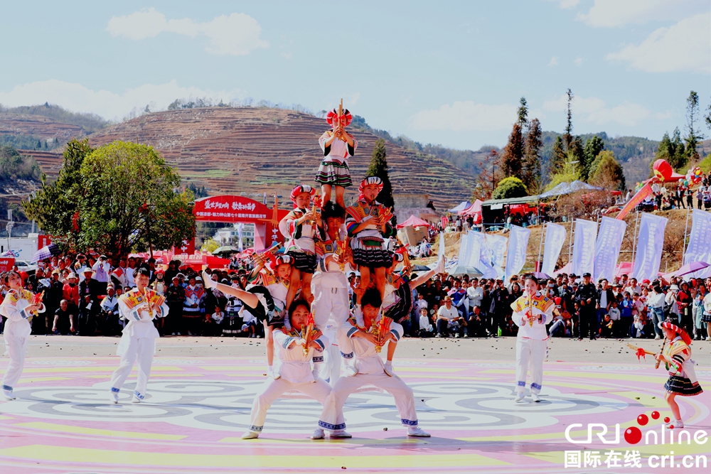 貴州鍾山：萬人齊聚跳花樹祭祖先_fororder_微信圖片_20240325164321