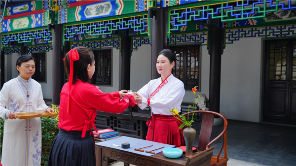 迎三八婦女節 武水集團在古琴臺舉辦“既濟書苑”女職工國學活動_fororder_圖片7