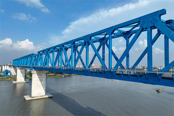 中鐵大橋局參建的孟加拉帕德瑪大橋鐵路連接線全線通車