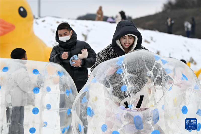 湖北利川：“冰雪賽道”助力鄉村旅遊“加速跑”