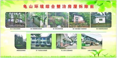 龜山風景區新建南大門讓遊客體驗“龜蛇鎖大江”