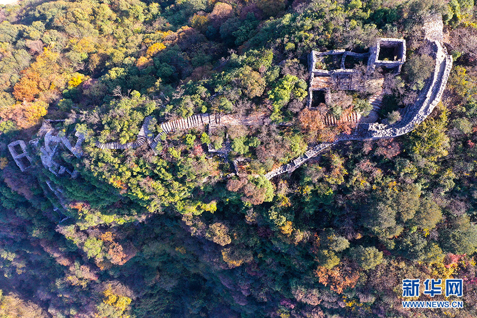 湖北荊門：初冬古寨景如畫