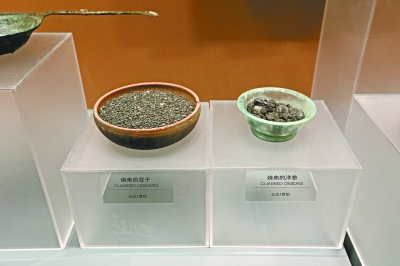 盤龍城遺址博物院展出龐貝古城出土文物