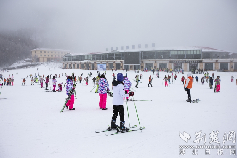 冰清美如畫 滑雪神農架 湖北百家校媒聚焦“華中屋脊”