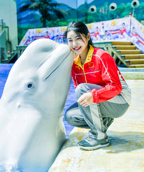 （有修改）【B】奧運跳水冠軍助力武漢海昌極地海洋公園首屆“極地挑戰賽”