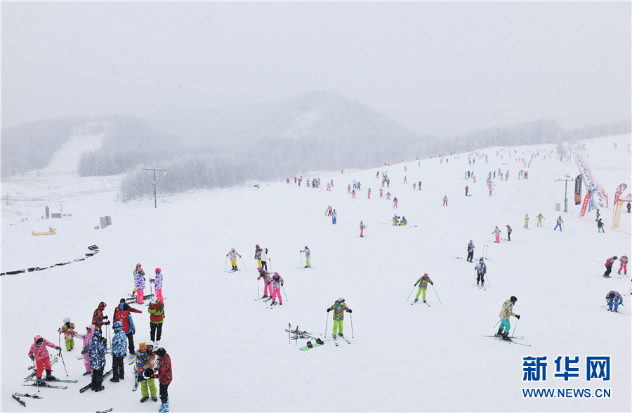 新華網近百萬網友“雲”上圍觀冰雪健兒神農架競速