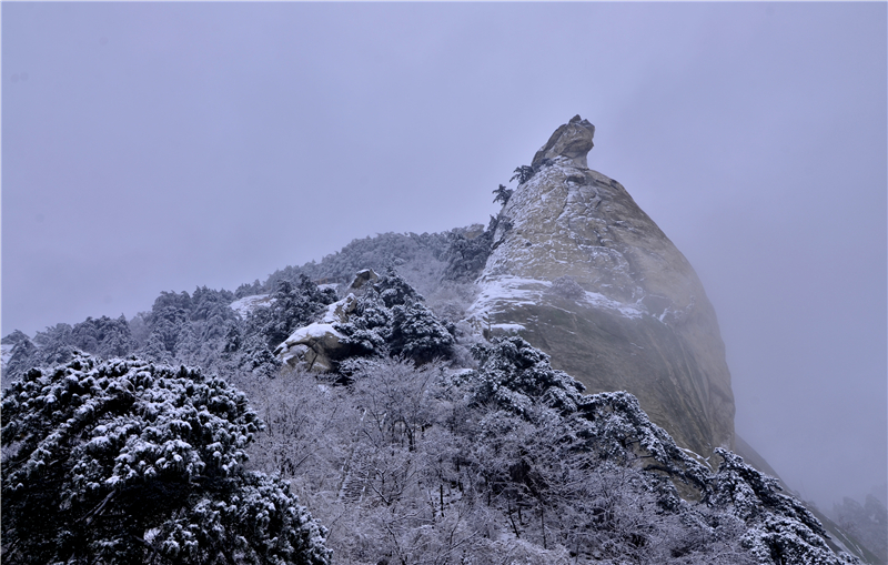 【B】雪後龜峰山 美景更嬌艷（組圖）_fororder_龜峰雪韻 攝影余淑荷