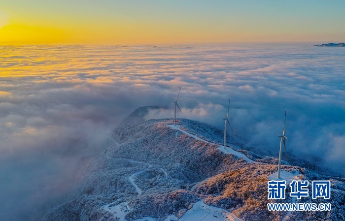 冬日五峰：霧凇雲海 美成童話