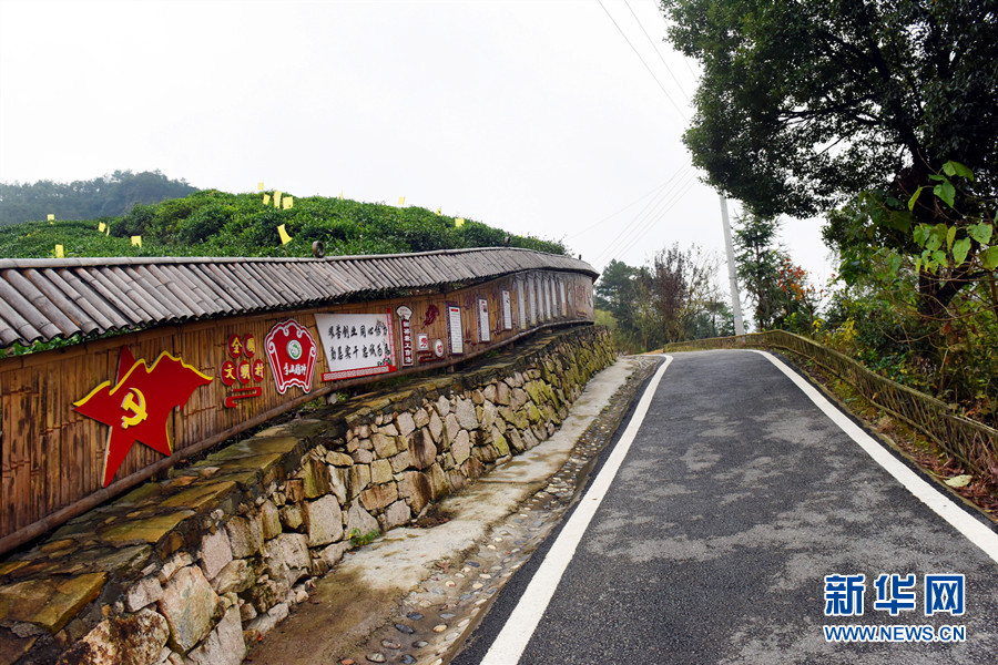 黃岡蘄春瀝青公路通村達組 小山村迎來大變化