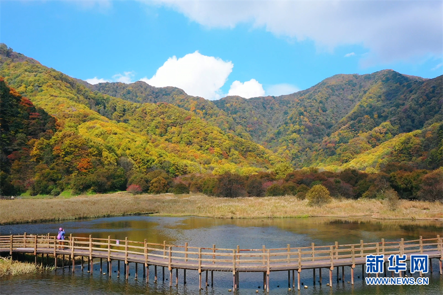 湖光秋色兩相和 在大九湖遇見“天空之境”