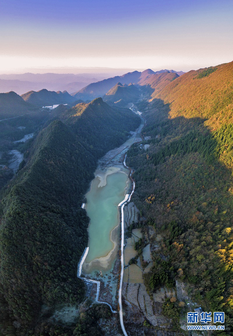 湖北恩施：初冬濕地美景醉人