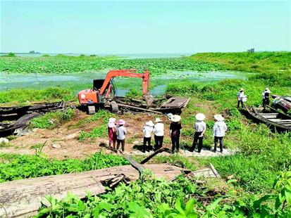 荊州長湖漁船拆解正式啟動