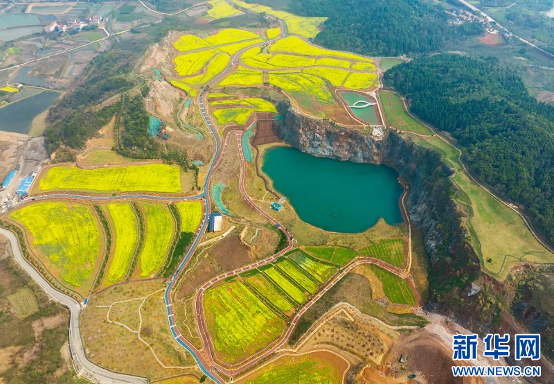 廢棄礦山變景區 武漢江夏靈山的生態奇跡