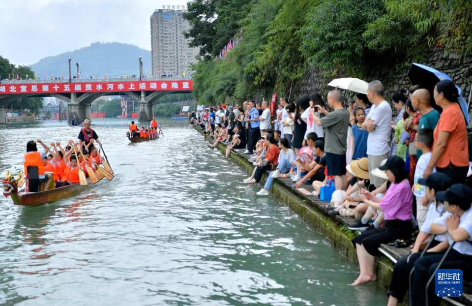 全民健身——湖北宣恩舉辦“水上運動會”