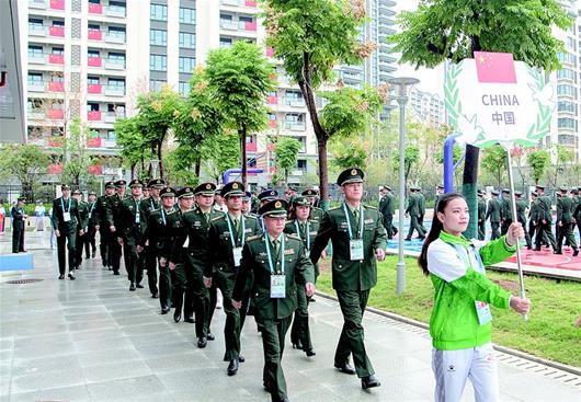 滿腔熱情迎嘉賓——武漢軍運村開村側記