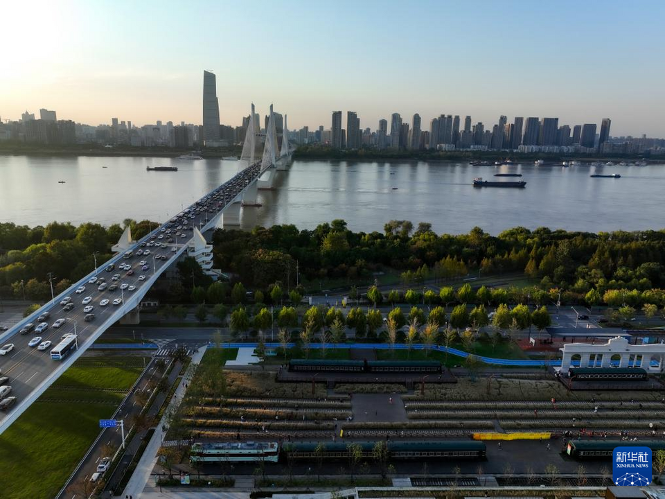 湖北武漢：鐵路遺址文化公園開園