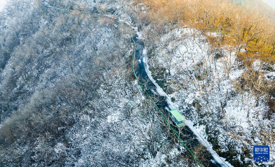 湖北隨州：大洪山雪後初霽