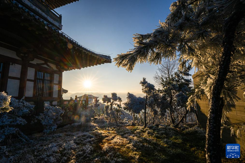 湖北隨州：大洪山雪後初霽