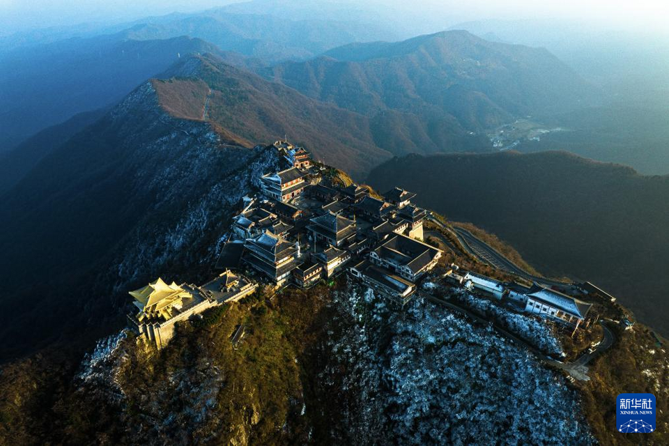 湖北隨州：大洪山雪後初霽