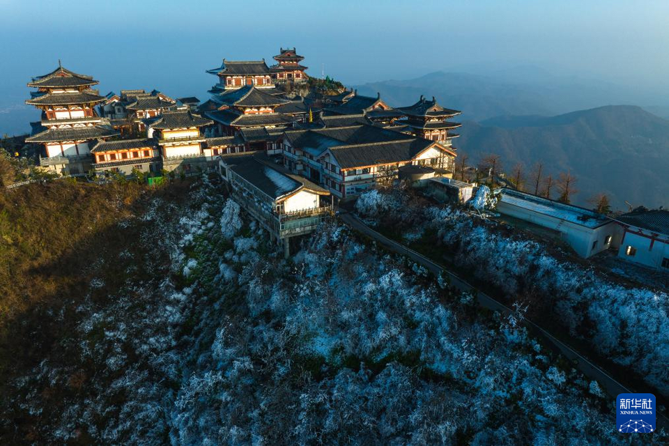 湖北隨州：大洪山雪後初霽