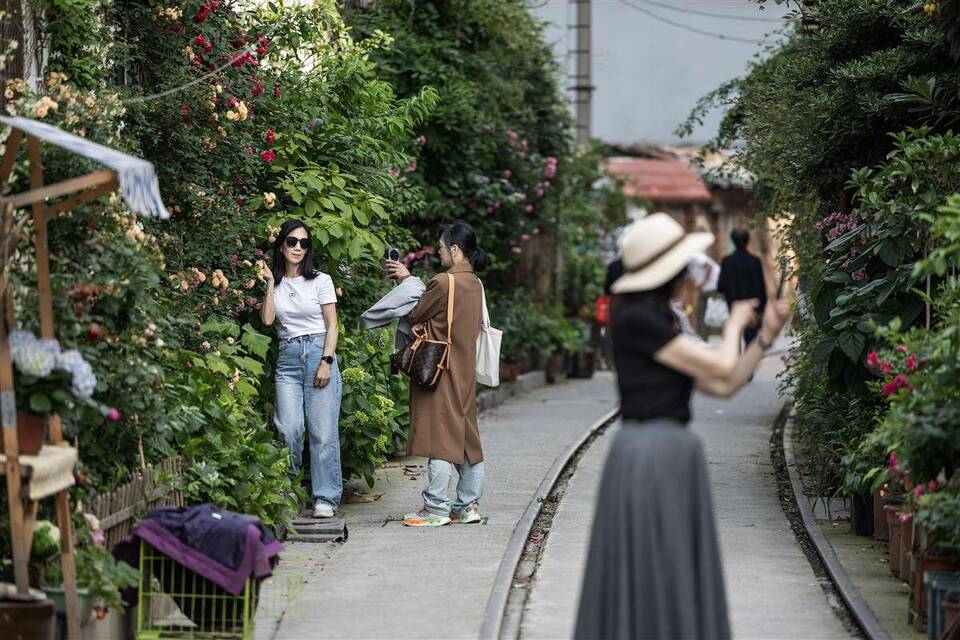 武漢市漢陽老街巷“變身”網紅景點