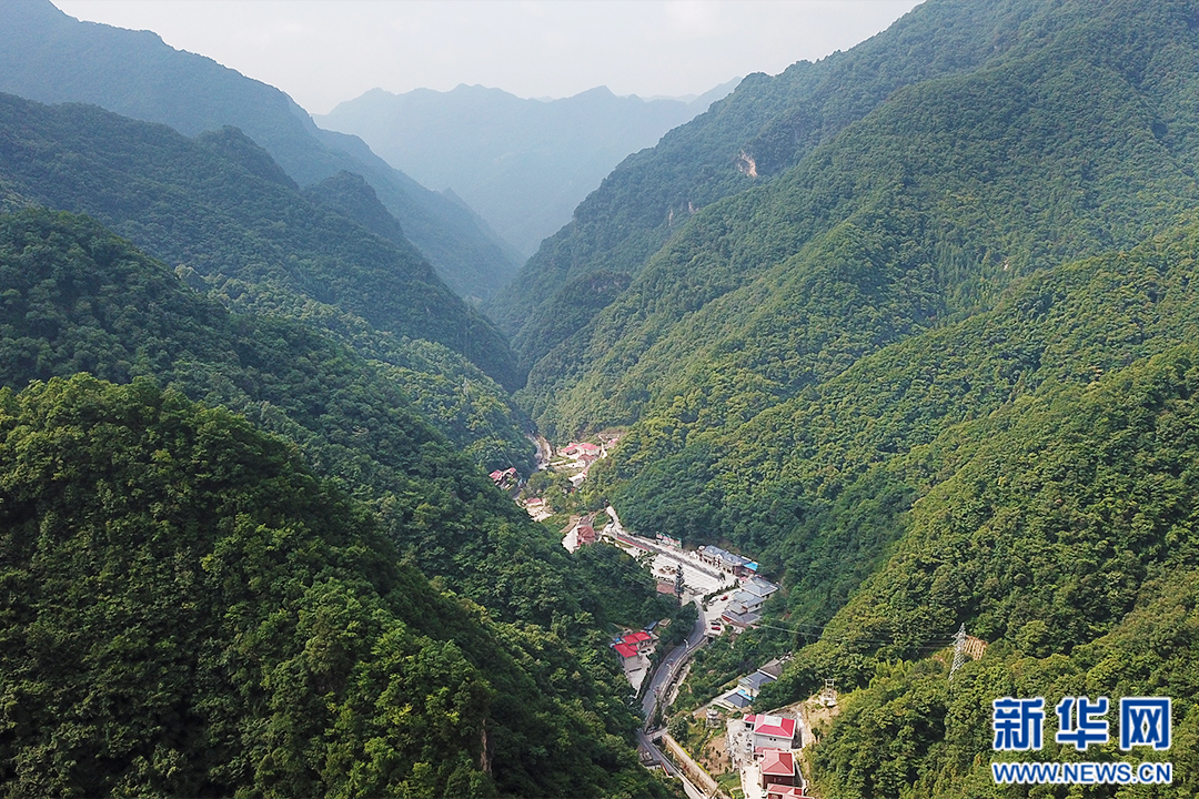 航拍堯治河：産業發展助推鄉村振興