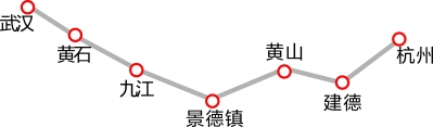 杭黃鐵路年底開通 武漢人去杭州可順帶玩 廬山黃山千島湖