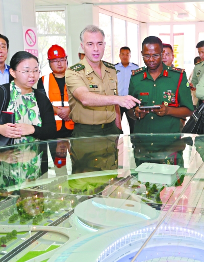 【與軍運同行】【最新消息】國際軍體考察團稱讚軍運會場館建設 體現“中國速度”