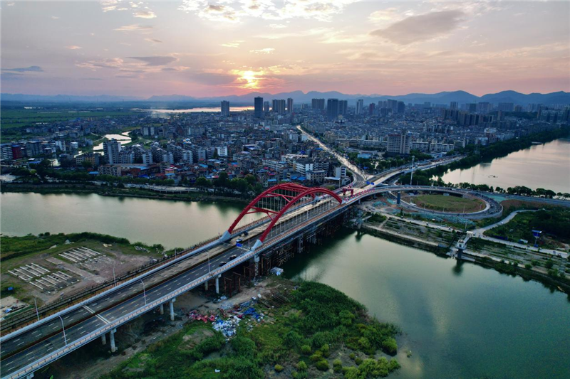 激活富水“黃金水道” 湖北陽新八一大橋建成通車_fororder_圖片19