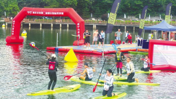 從九宮山逐浪到大清江  一葉槳板 一夏涼爽