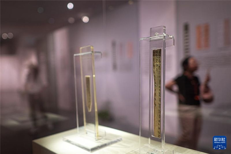 “家國信史——長江中游簡牘文物展”在武漢開幕_fororder_03