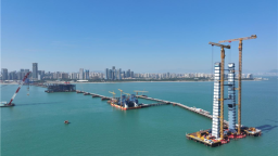 金門同胞首次組團參訪廈金大橋（廈門段）項目