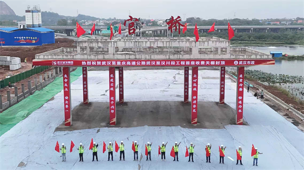 捷報！武漢段官橋收費站封頂，年底通車後日車流預計達1.4萬輛_fororder_圖片31