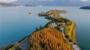 宜昌三峽初冬景如畫