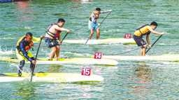 湖北省槳板公開賽洪湖站收槳