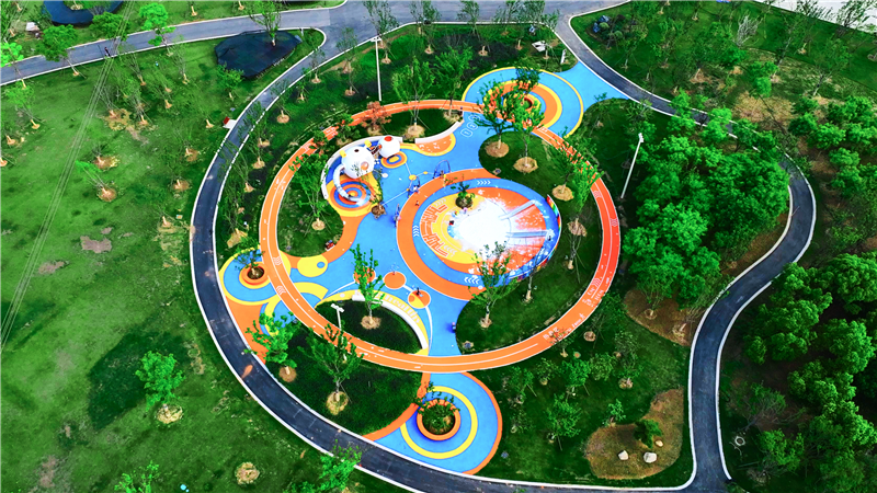 孝感市最大城市公園正式開園_fororder_圖片9
