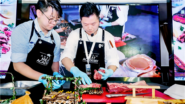 澳大利亞昆士蘭牛肉“光臨”武漢受歡迎_fororder_1