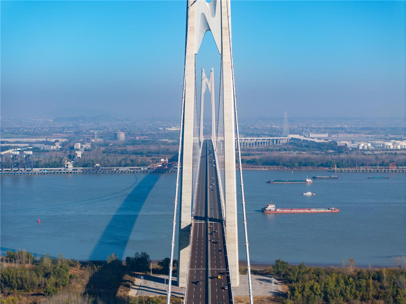 南京新生圩長江大橋：千米長虹 飛躍金陵_fororder_圖片42