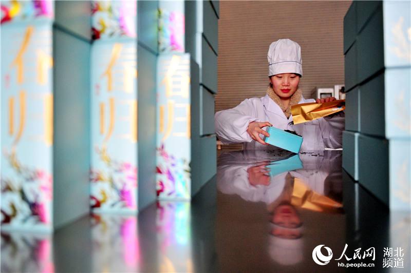 湖北宜昌：體驗春茶生産崗 一線互助慶“三八”