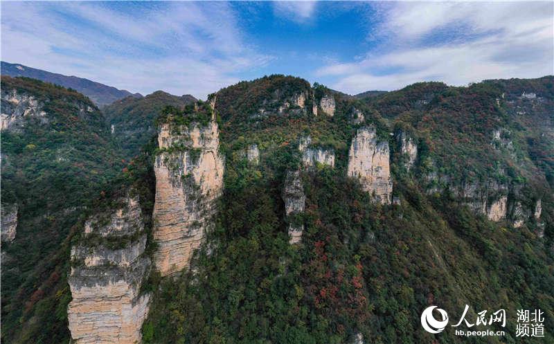 湖北保康：九路寨紅葉醉金秋